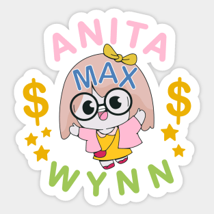 Anita Max Wynn Sticker